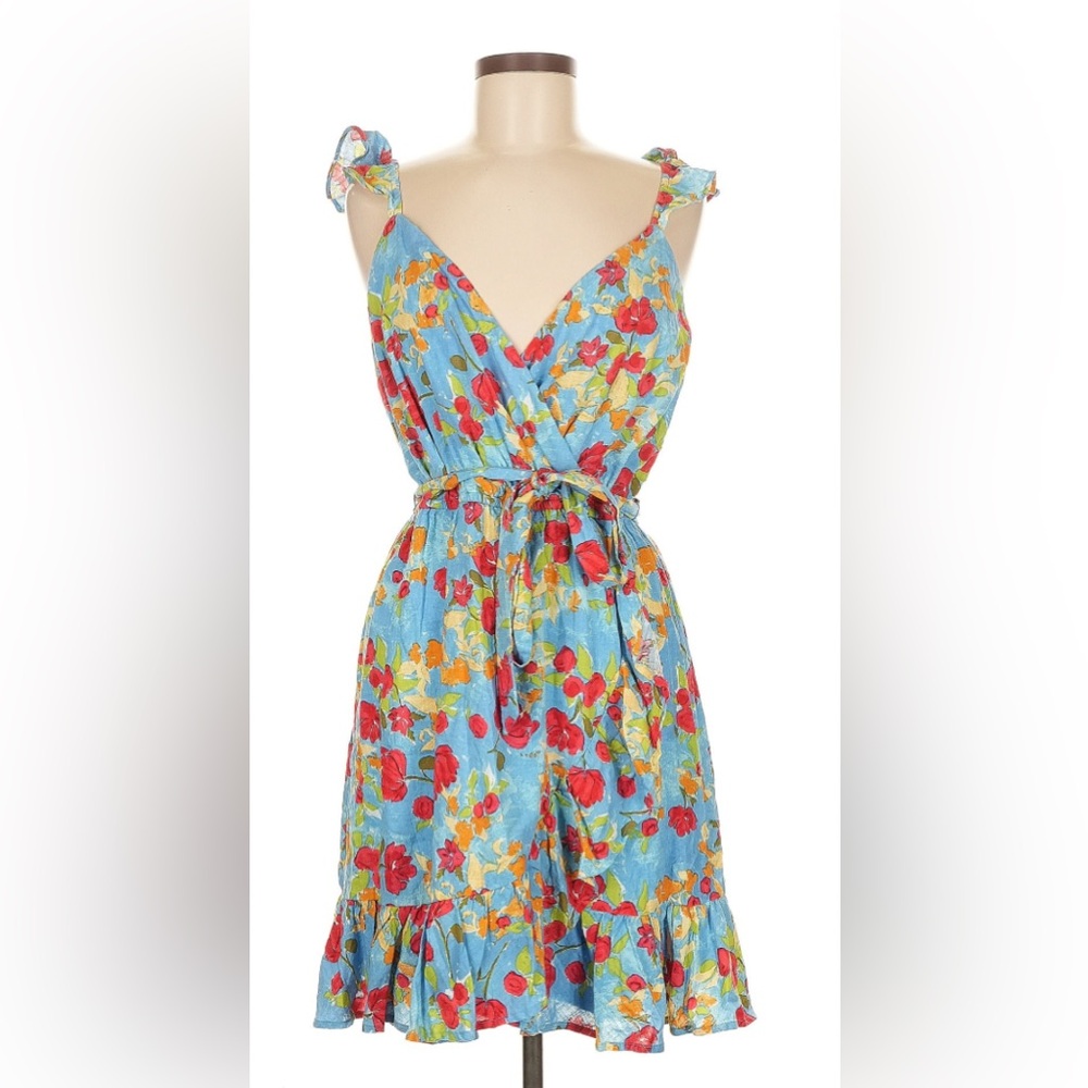 LC Lauren Conrad Colorful Floral Maxi Dress